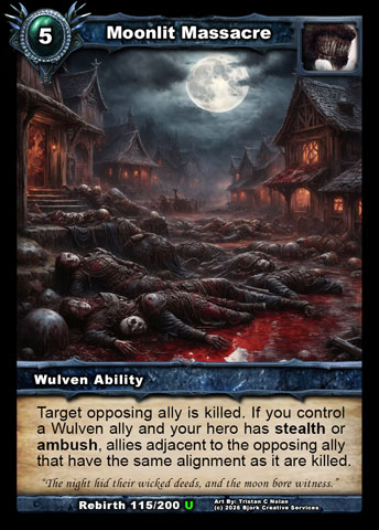 Moonlit Massacre (Wulven Ability)