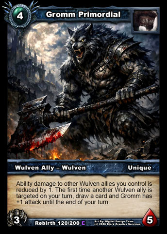 Gromm Primordial (Wulven Ally - Wulven)