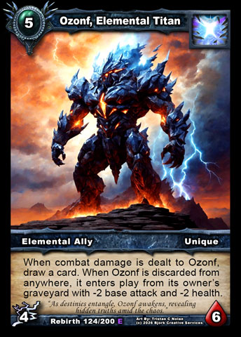 Ozonf, Elemental Titan (Elemental Ally)