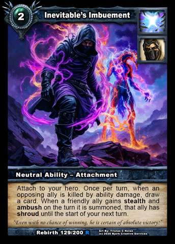 Inevitable's Imbuement (Elemental, Rogue Ability - Attachment)