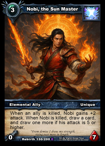 Nobi, the Sun Master (Elemental Ally)