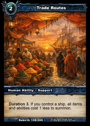 Trade Routes (Human Ability - Support)