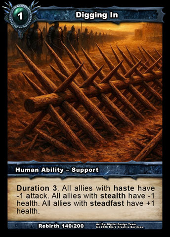 Digging In (Human Ability - Support)
