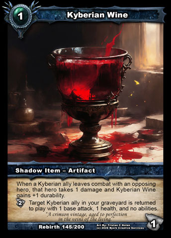 Kyberian Wine (Shadow Item - Artifact)