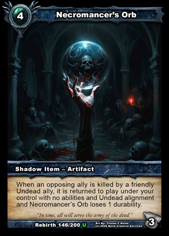 Necromancer's Orb (Shadow Item - Artifact)