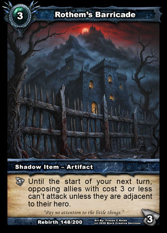 Rothem's Barricade (Shadow Item - Artifact)