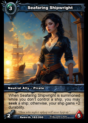 Seafaring Shipwright (Neutral Ally - Pirate)
