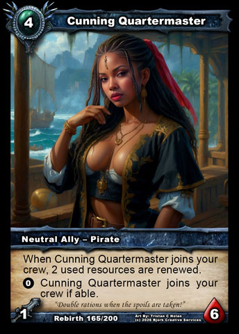 Cunning Quartermaster (Neutral Ally - Pirate)