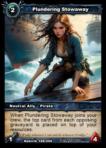 Plundering Stowaway (Neutral Ally - Pirate)