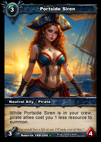 Portside Siren (Neutral Ally - Pirate)