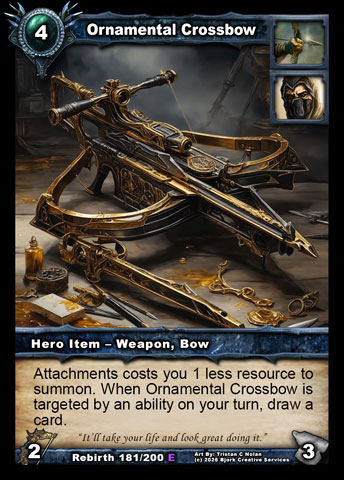 Ornamental Crossbow (Hunter, Rogue Item - Weapon)