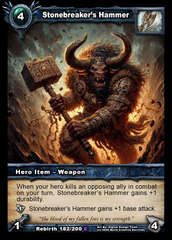 Stonebreaker's Hammer (Warrior Item - Weapon)