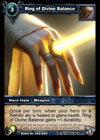 Ring of Divine Balance (Priest Item - Weapon)