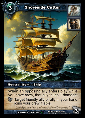 Shoreside Cutter (Warrior, Rogue Item - Ship)
