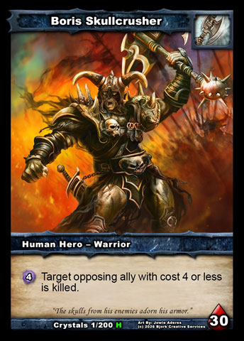 Boris Skullcrusher (Human Warrior Hero)