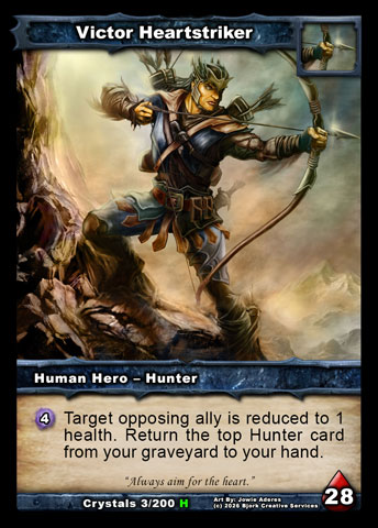 Victor Heartstriker (Human Hunter Hero)