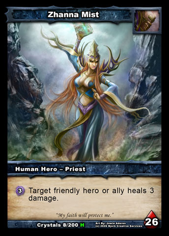 Zhanna Mist (Human Priest Hero)