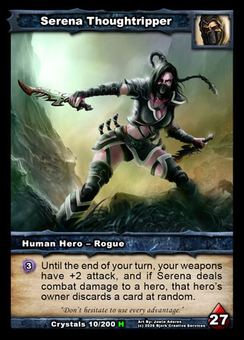 Serena Thoughtripper (Human Rogue Hero)