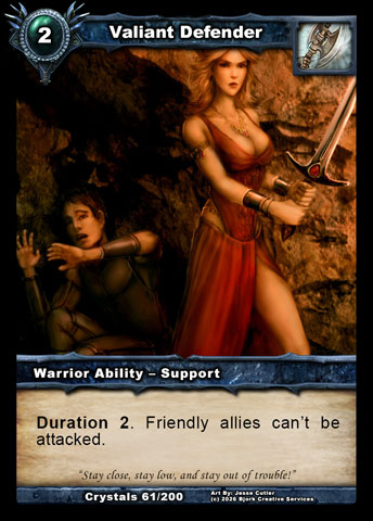 Valiant Defender (Warrior Ability - Support)