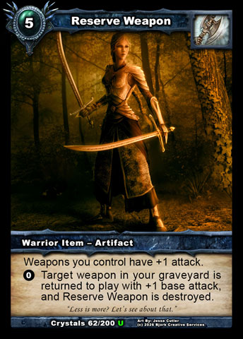 Reserve Weapon (Warrior Item - Artifact)