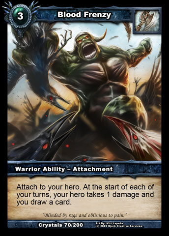 Blood Frenzy (Warrior Ability - Attachment)