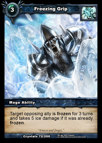 Freezing Grip (Mage Ability)