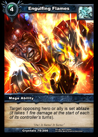 Engulfing Flames (Mage Ability)