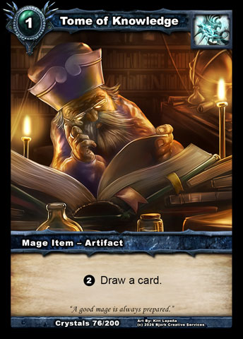 Tome of Knowledge (Mage Item - Artifact)