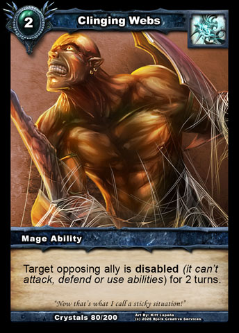 Clinging Webs (Mage Ability)