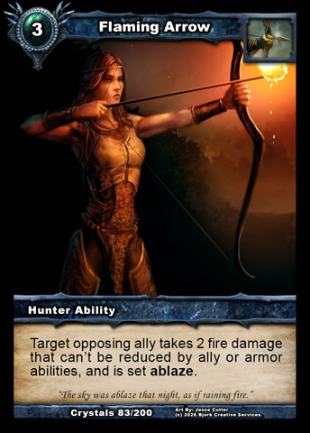 Flaming Arrow (Hunter Ability)