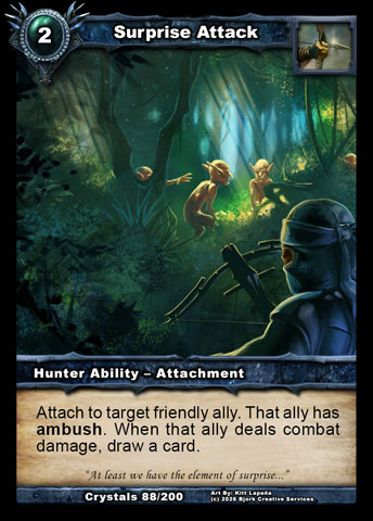 Surprise Attack (Hunter Ability - Attachment)