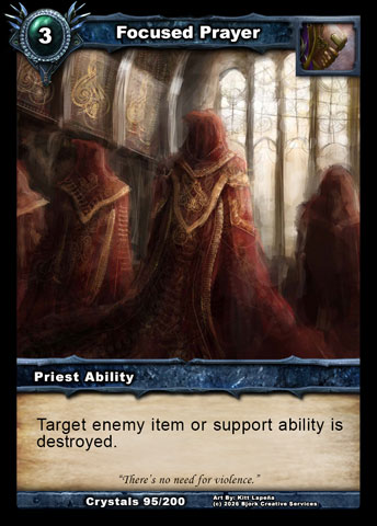 Focused Prayer (Priest Ability)