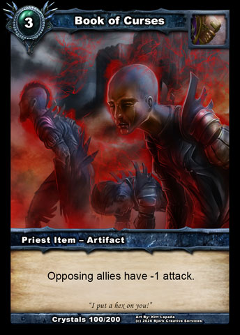 Book of Curses (Priest Item - Artifact)