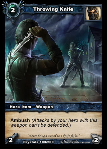 Throwing Knife (Rogue Item - Weapon)