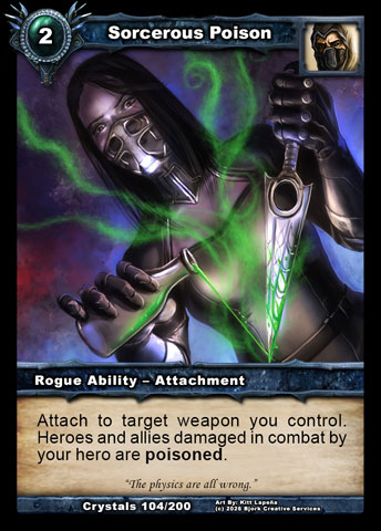 Sorcerous Poison (Rogue Ability - Attachment)