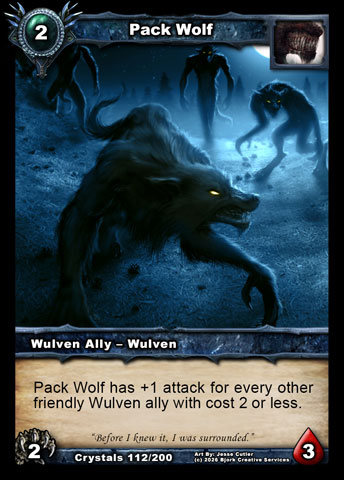 Pack Wolf (Wulven Ally - Wulven)