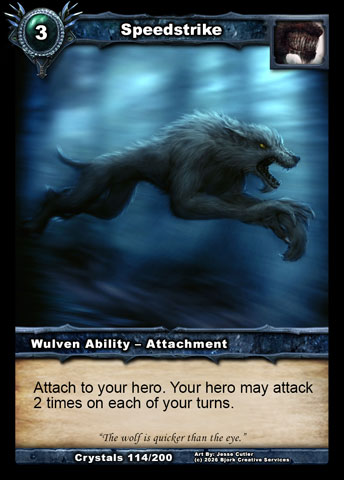Speedstrike (Wulven Ability - Attachment)
