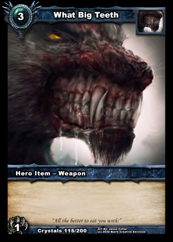 What Big Teeth (Wulven Item - Weapon)