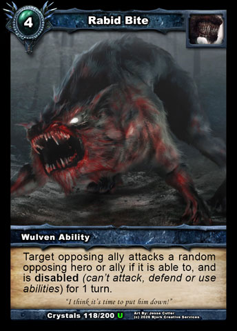 Rabid Bite (Wulven Ability)