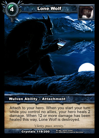 Lone Wolf (Wulven Ability - Attachment)