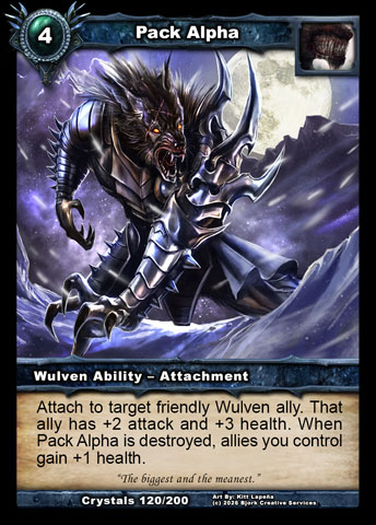 Pack Alpha (Wulven Ability - Attachment)