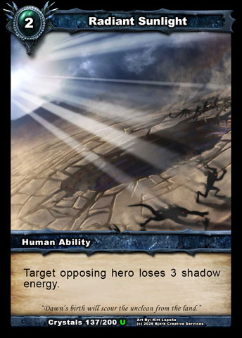 Radiant Sunlight (Human Ability)