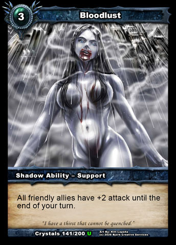 Bloodlust (Shadow Ability - Support)