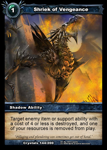 Shriek of Vengeance (Shadow Ability)