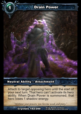 Drain Power (Neutral Ability - Attachment)