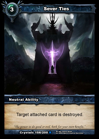 Sever Ties (Neutral Ability)
