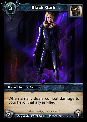 Black Garb (Rogue Item - Armor)