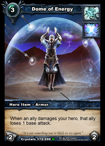 Dome of Energy (Mage, Elemental Item - Armor)