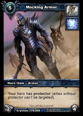 Mocking Armor (Warrior, Elemental Item - Armor)
