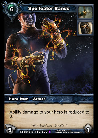 Spelleater Bands (Hunter, Rogue Item - Armor)